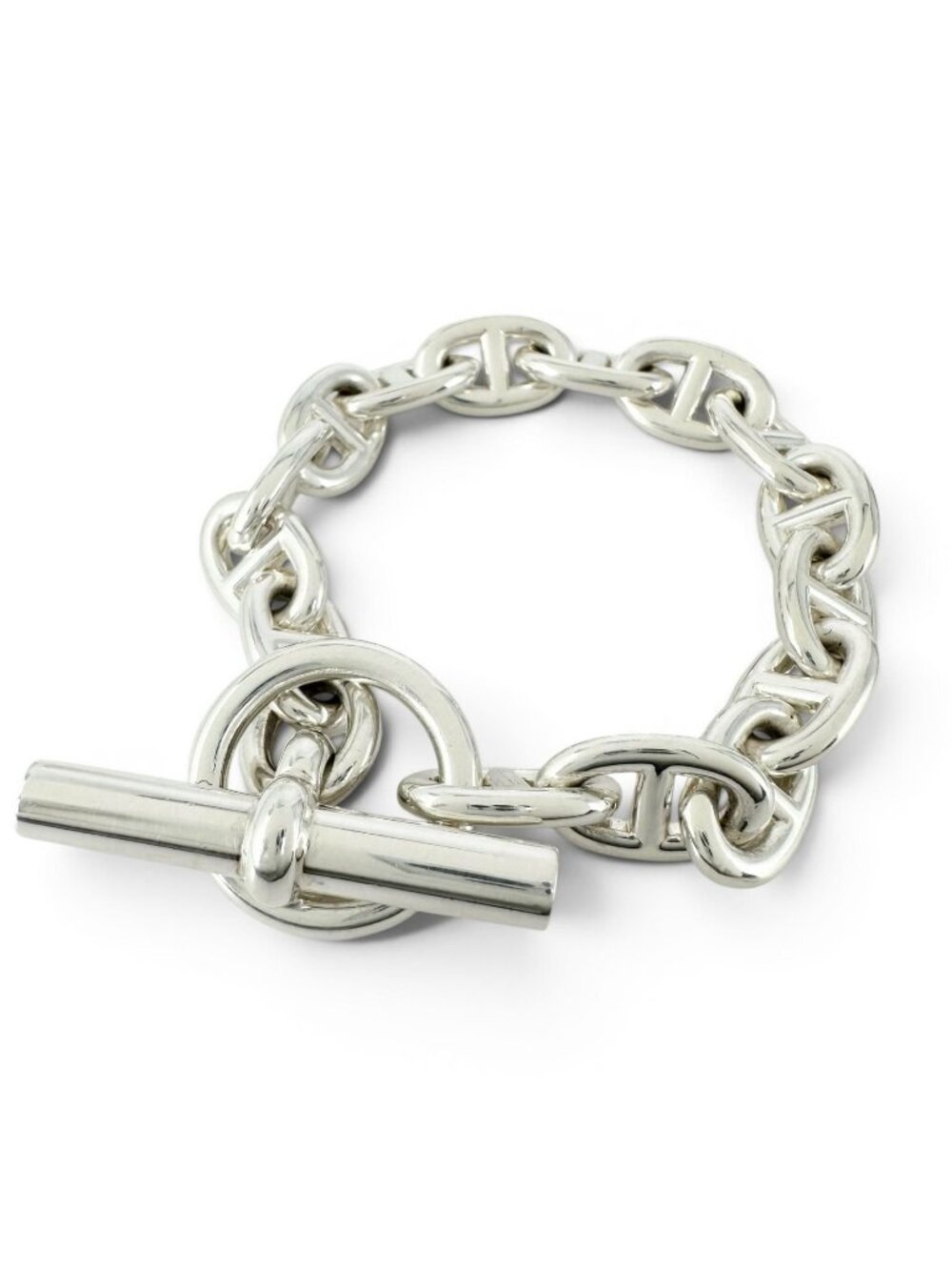 Hermes Chaine D'ancre PM 15 Links Bracelet Silver
